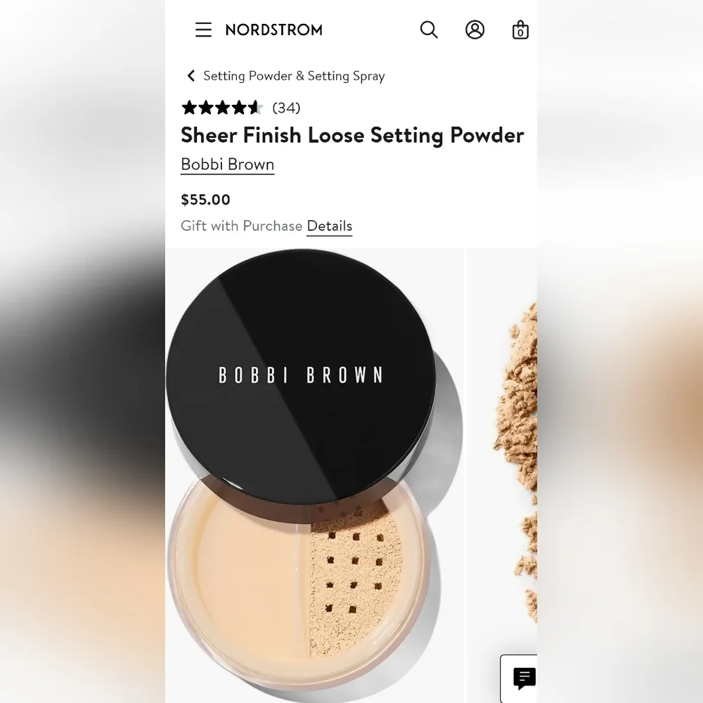 Bobbi Brown Sheer Finish Loose Setting Powder SHADE Soft Sand New In Box